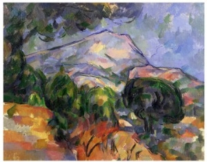 Montagne Sainte Victoire Au Dessus De La Route Du Tholonet, circa 1904