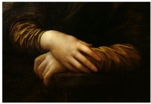 Mona Lisa, Detail of Her Hands, circa 1503 06