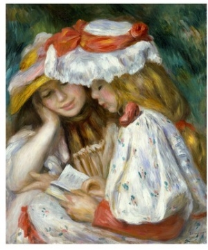 Two Girls Reading