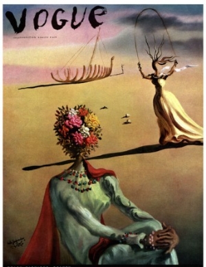 Painting on canvas,Abstract Figures oil painting,Vogue Cover   June 1939  Salvador Dali painting
