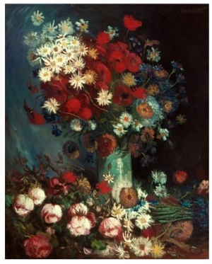 100% handmade oil painting,flowers painting,Still Life, 1886,Van Gogh painting