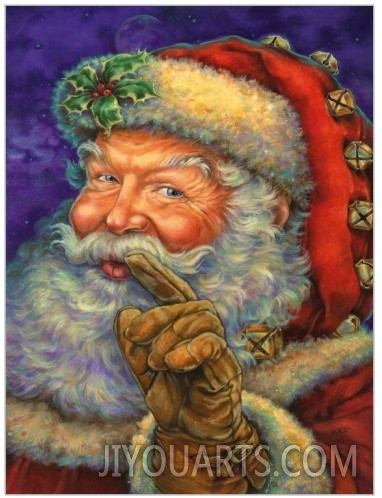 Oil painting reproduction,christmas oil painting of Better be Good by Donna Race
