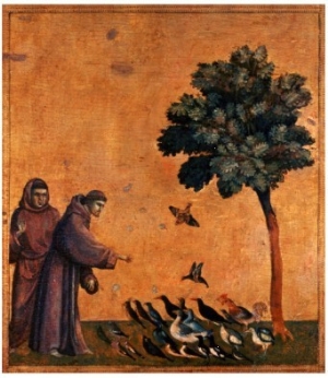 St Francis of Assisi Preaching to the Birds