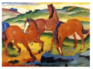 The Large Red Horses, 1911