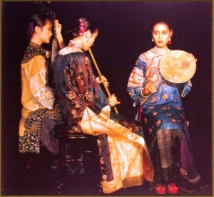 Three Classical lady
