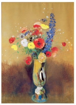 Wild Flowers in a Long necked Vase, c1912