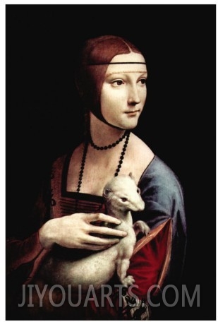 Portrait of a Lady with An Ermine