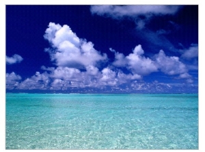 Clouds Over Ocean,Cook  Islands