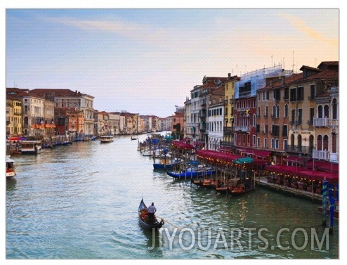 The Grand Canal, Venice, UNESCO World Heritage Site, Veneto, Italy,Europe.