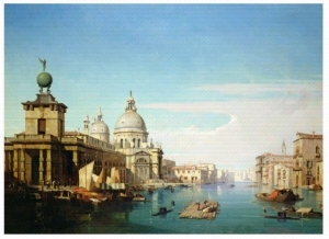 Entrance to the Grand Canal,Venice,with the Church of Santa Maria Della SaluteGiclee