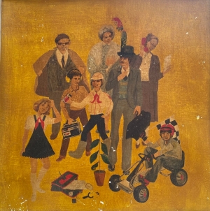 People of the state，Original oil painting