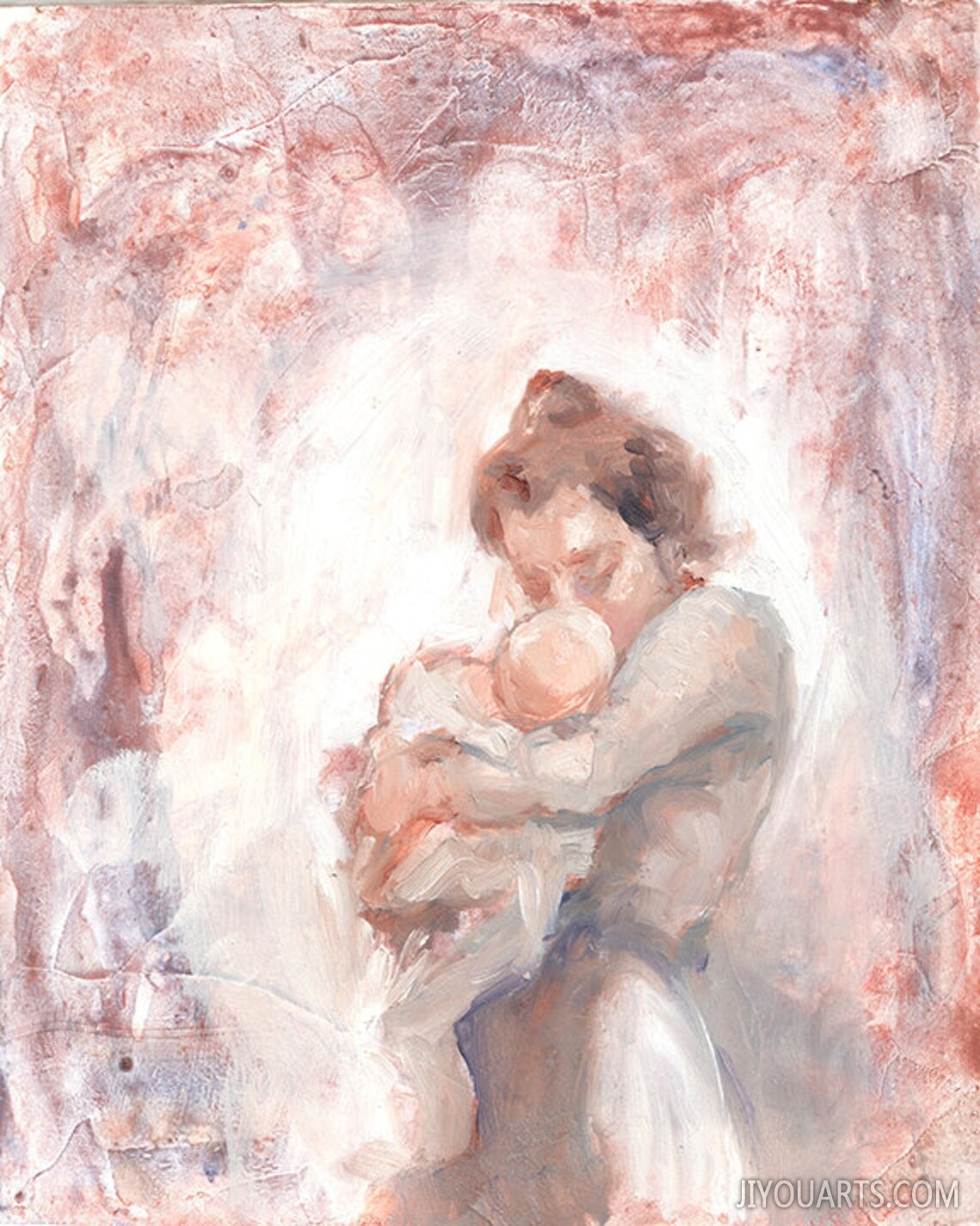 Mother and Child Fine Art Print of Original Oil Painting