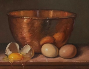 Eggs & Copper Bowl