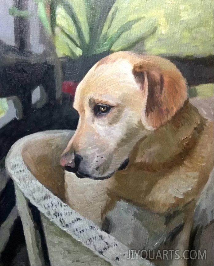 Art commission oil painting portrait, Custom oil on canvas original painting, Custom dog portrait canvas, dog lover gift