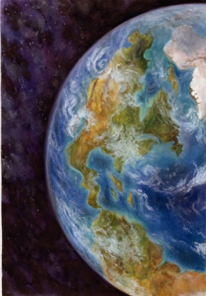 Overview effect earth
