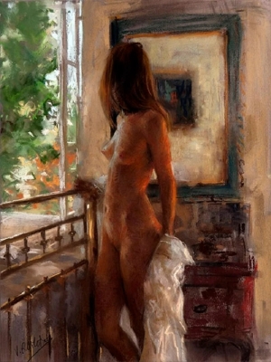 High Quality oil painting Hand painted Modern Nude Girl art