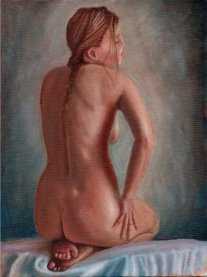 Original oil painting，Study of a woman