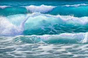 Wave oil painting Ocean painting Gigant Waves Painting Ocean artwork Ocean Wave painting Large Seascape Painting