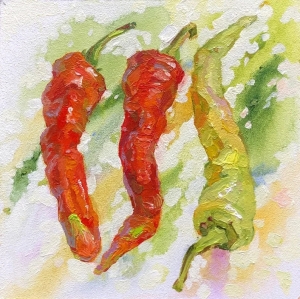 Vegetable Painting Original Food Small Painting Kitchen Food Oil Painting