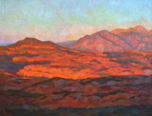 Original American West Desert Landscape Oil Painting